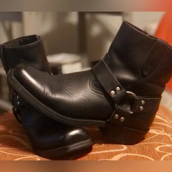 DINGO Leather Motorcycle Boots